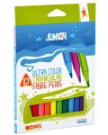 Комплект флумастери Junior - Ultra Color, 12 броя - 1t