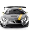 Кола с радиоуправление Rastar - Mercedes AMG GT3 Performance Radio/C, сива, 1:14 - 4t
