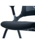 Комплект посетителски столове RFG - Swiss, 2 броя, черни - 3t