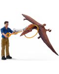 Комплект фигурки Schleich Dinosaurs - Преследване с реактивна раница - 3t