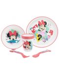 Комплект за хранене Stor - Minnie Mouse Being More Minnie, 5 части - 1t