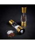 Комплект мелнички за сол и пипер Cole & Mason - Derwent Mat Gold, 19 cm - 2t