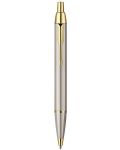 Комплект химикалка Parker IM Professionals - С ролер, златисто покритие, с кутия - 3t