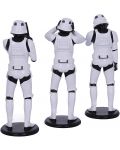 Комплект Статуетки Nemesis Now Star Wars: Original Stormtrooper - Three Wise Stormtroopers, 14 cm - 3t
