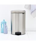 Кош за отпадъци Brabantia - NewIcon, 20 l, Matt Steel Fingerprint Proof - 8t