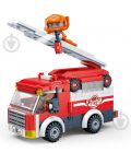 Конструктор BanBao - Пожарна кола, 229 части - 3t