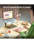 Комплект клавиатура Logitech K380s, for Mac + мишка Logitech M350s, сиви - 5t