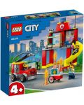 Конструктор LEGO City - Пожарна команда и камион (60375) - 1t
