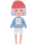 Комплект дрехи за кукла Orange Toys Sweet Sisters - Син суитшърт - 2t