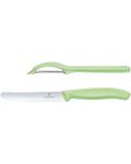 Комплект нож и белачка Victorinox - Swiss Classic, Trend Colors, светлозелени - 2t