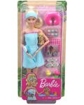 Комплект Mattel Barbie Wellness - Време за баня с кученце - 1t