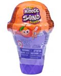Комплект с кинетичен пясък Kinetic Sand - Сладолед, Оранжев - 1t