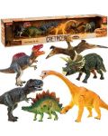 Комплект фигури Kruzzel - Динозаври, 6 броя - 2t