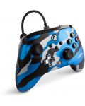 Контролер PowerA - Enhanced, Metallic Blue Camo (Xbox One/Series S/X) - 2t