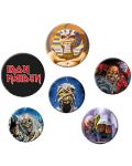 Комплект значки GB eye Music: Iron Maiden - Mix - 1t