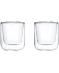 Комплект от 2 двустенни чаши за еспресо Blomus - Nero, 80 ml - 1t