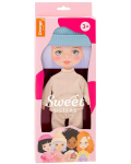 Комплект дрехи за кукла Orange Toys Sweet Sisters - Бежов анцуг - 1t