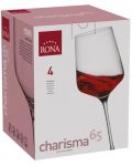Комплект чаши за вино Rona - Charisma 6044, 4 броя x 350 ml - 2t