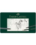 Комплект моливи Faber-Castell Pitt Graphite - 26 броя, в метална кутия - 1t