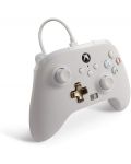 Контролер PowerA - Enhanced, за Xbox One/Series X/S, White Mist - 2t