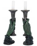 Комплект свещници Nemesis Now Adult: Gothic - Light of Darkness, 22 cm - 4t