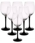 Комплект от 6 чаши за червено вино ADS - Onyx, 330 ml - 2t