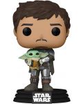 Комплект фигури Funko POP! Television: The Mandalorian - The Mandalorian with Grogu, Ahsoka, Boba Fett, Fennec Shand (Special Edition) - 3t