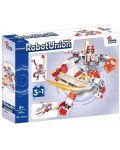 Конструктор 3 в 1 Alleblox Robot Union - Робот, червен, 201 части - 1t