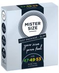 Комплект презервативи, размер 47-49-53, 3 броя, Mister Size - 1t