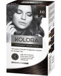 Kolora Боя за коса, 3.0 Наситено кафяв - 1t