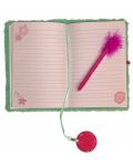 Комплект плюшен дневник с химикалка с пух Paso Rachael Hale - A5, с ластик - 2t