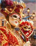 Комплект за рисуване по номера Schipper - Карнавал във Венеция - 2t
