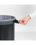 Кош за пране Brabantia - 60 l, черен, корков капак - 7t