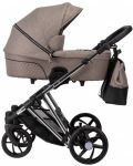 Комбинирана количка Tutek - Diamos Pro 5, 3в1, Beige - 2t