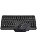 Комплект мишка и клавиатура A4tech - FG1112 Fstyler, безжичен, черен - 3t