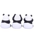 Комплект статуетки Nemesis Now Adult: Humor - Three Wise Pandas, 8 cm - 3t