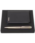 Комплект химикалка и тефтер Hugo Boss Sophisticated - Черно и златисто - 1t