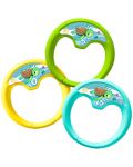 Комплект играчки Eurekakids - Цветни водни пръстени, 3 броя - 1t