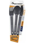 Комплект прибори Sea to Summit - AlphaLight Cutlery Set, 3 бр. - 1t