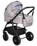 Комбинирана детска количка 2в1 Baby Giggle - Toronto, бежова - 1t