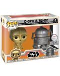 Комплект фигури Funko POP! Movies: Star Wars - C-3P0 & R2-D2 (Concept Series) (Exclusive at Disney) - 2t
