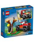Конструктор LEGO City - Пожарникарски камион 4x4 (60393) - 2t