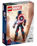 Конструктор LEGO Marvel Super Heroes - Фигура за изграждане капитан Америка (76258) - 2t