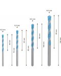 Комплект свредла Bosch - Robust Line Expert, 4 части, CYL-9 Multi - 4t