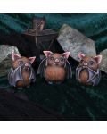 Комплект статуетки Nemesis Now Adult: Humor - Three Wise Bats, 8 cm - 5t
