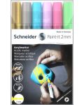 Комплект акрилни маркери Schneider Paint-It 310 - 2 mm, 6  цвята - 1t