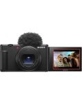 Компактен фотоапарат за влогинг Sony - ZV-1 II, 20.1MPx, черен - 1t