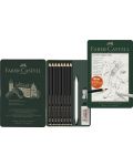 Комплект графитни моливи Faber-Castell Pitt - Matt, 11 части - 3t