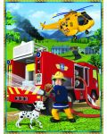 Комплект пъзел и мемо игра Trefl 2 в 1 - Fireman Sam, Пожарникари в действие - 3t