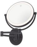 Козметично LED огледало Smarter - Selfie 01-3088, IP20, 240V, 7W, черен мат - 1t